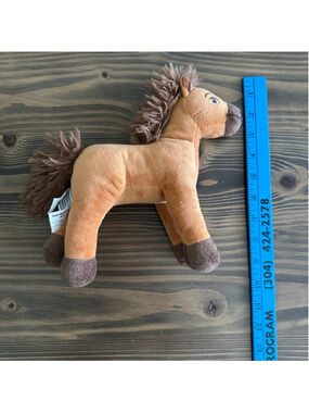 Girls Just Play Spirit Untamed Horse Plush Toy Tan Brown 7 Inch DreamWorks